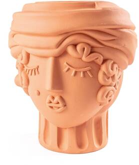 Seletti Magna Graecia Vrouwenvaas, hoogte 33 cm, terracotta
