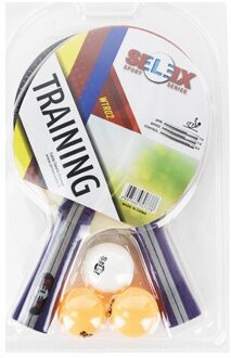 Selex WTR02 2 Racket + 3 Bal Tafeltennis Set