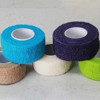 Self-adhesive bandage Colorful Sport Elastoplast Elastic Bandage Self Adhesive Wrap Tape Ankle Knee Arthrosis Protector