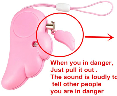 Self Defence Keychain Alarm Personal Protection Women Security Rape Alarm 90dB Loud Self Defense Supplies Emergency Alarm Safe