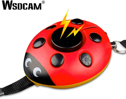 Self Defense Alarm 130dB Beetle Girl Women Security Protect Alert Personal Safety Alarms Scream Loud Keychain Emergency Alarm