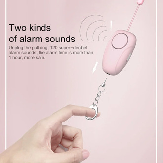 Self Defense Personal Safety Alarm Security Wolf Auto Alarme Seguridad Anti Rape Whistle 120dB Sound Loud Keychain Protection