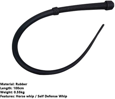 Self-Defense Rubber Whip Handmade Whip Hard Whip Riding Whip Horse Riding Whip Outdoor Foldable Whip EDC Elastic Tool