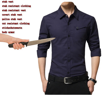 Self Defense Tactical Swat Police Gear Anti Cut Knife Cut Resistant Shirt Anti Stab Proof Long Sleeved Military Security Clothin