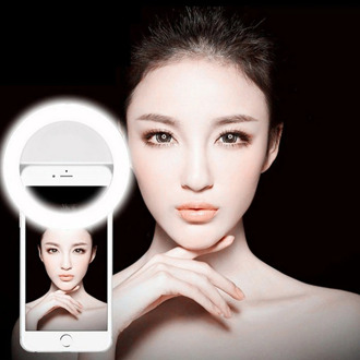 Selfie Ring Mobile Phone Clip Lens Light Lamp Litwod Led Bulbs Emergency Dry Battery For Photo Camera Well Smartphone Beauty