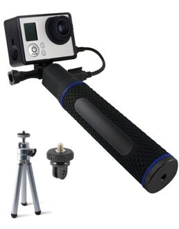 Selfie Stick Met Power Bank Voor Sport Camera Ksix 5200 Mah Zwart
