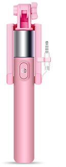 Selfie Stick Voor Samsung S3 S4 voor iPhone 4 5 5 s Uitschuifbare Handheld Zelfportret Houder Monopod Stick Voor Mobiele telefoon 4.5 roze