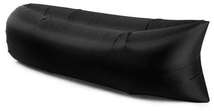 Selfree Outdoor Camping Opblaasbare Sofa Mat Lui Tas 3 Seizoen Ultralight Strand Slapen Air Bed Lounger Sport Camping Reizen zwart