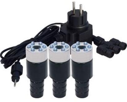 Seliger 3 LED-LIGHTS met vervangbare LED krans koud wit