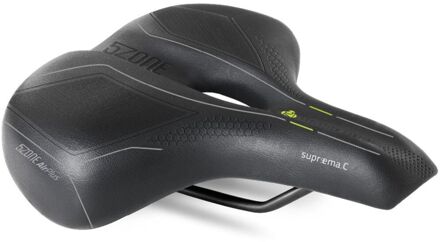 Selle Bassano Zadel Sb suprema 5zone EL city Zwart