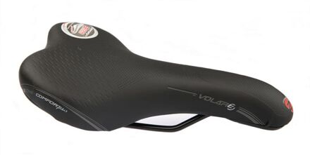 Selle Bassano zadel Volare unisex zwart