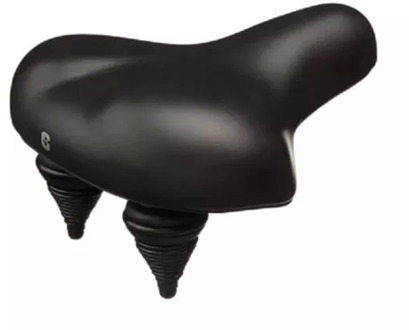 Selle Comfort zadel Drifter 27 x 24,5 cm unisex gel zwart