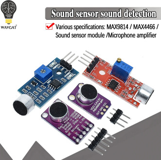 Selling Sound sensor module sound control sensor MAX4466 MAX9814switch detection whistle switch microphone amplifier For Arduino