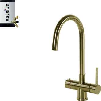 Selsiuz Rond Gold / Goud met Combi (Extra) boiler