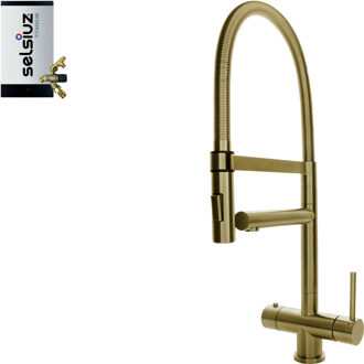 Selsiuz XL Gold / Goud met TITANIUM Combi (Extra) boiler