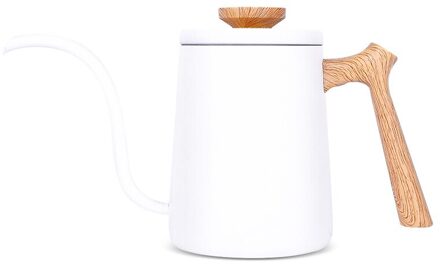 Seluna Houten Handvat Rvs Zwanenhals Waterkoker Hand Drip Koffie Pot Giet Over Koffie Thee Pot Barista Koffie Maker Brouwer 350ml - roos goud