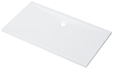 Selva Douchebak - 100x90x4cm - rechthoek - Acryl - glans wit P1910A Wit glans