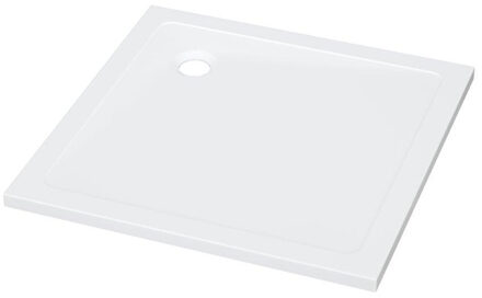 Selva Douchebak - 90x90x4cm - vierkant - Acryl - glans wit P19A Wit glans