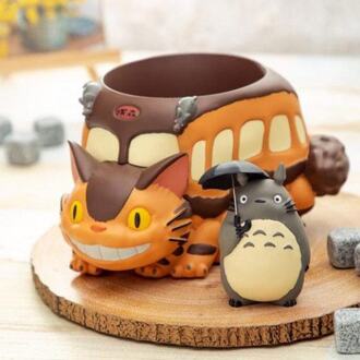 Semic My Neighbor Totoro Diorama / Storage Box Catbus & Totoro