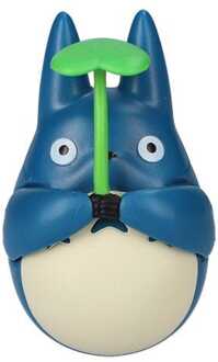 Semic My Neighbor Totoro Round Bottomed Figurine Mid Totoro with leaf 6 cm