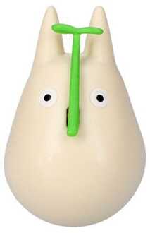 Semic My Neighbor Totoro Round Bottomed Figurine Small Totoro with leaf 5 cm