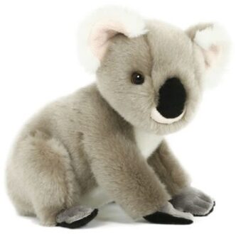 Semo Knuffeldier koala - pluche - 20 cm - speelgoed - buideldier knuffel Grijs