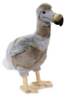 Semo Pluche bruin/grijze dodo vogel knuffel - 38 cm - Vogel knuffels Multikleur