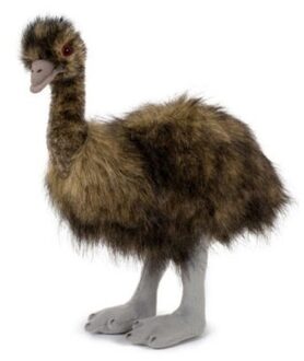 Semo Pluche emoe/struisvogel knuffel 38 cm speelgoed Bruin