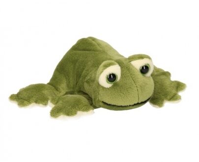 Semo Pluche groene knuffel kikker 13 cm