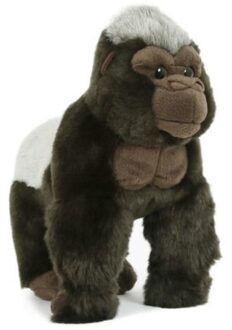 Semo Pluche Knuffel dier - gorilla - aap - apen knuffeldier - 28 cm - bosdier