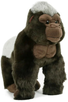 Semo Pluche Knuffel dier - gorilla - aap - apen knuffeldier - 28 cm - bosdier