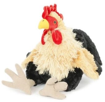 Semo Pluche Knuffel kip/haan - knuffel kip/haan - 23 cm - boerderijdieren knuffels