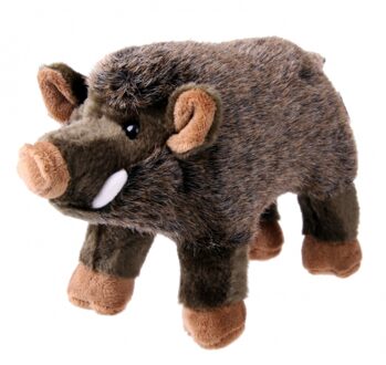 Semo Pluche wild zwijn knuffel 25 cm Multi