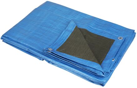 Sencys Afdekzeil Polyethyleen 130gr/m² 4x6m Groen/blauw