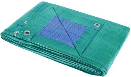 Sencys Afdekzeil Polyethyleen Groen/blauw 2x8m