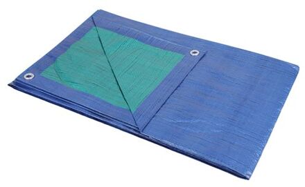 Sencys Afdekzeil Polyethyleen Groen/blauw 75gr/m² 4x6m