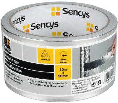 Sencys Aluminium Tape - 10m X 50mm