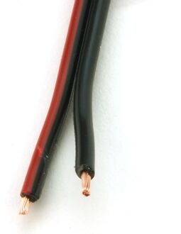 Sencys Audiokabel Rood/zwart 2x0.75 20m