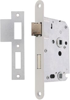 Sencys Badkamerslot Voorplaat Wit 50mm