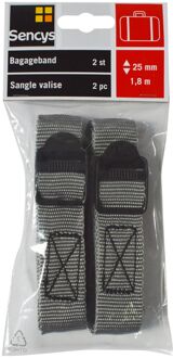 Sencys Bagageriem Multi 25mm 1,8m 2 Stuks