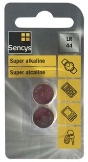 Sencys Batterij Lr44-ag13 1.5v 2 Stuks