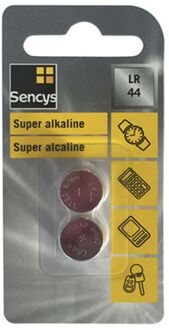 Sencys Batterij Lr44-ag13 1.5v 2 Stuks