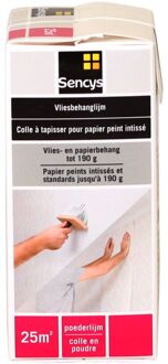Sencys Behanglijm Vlies - Wit - 200g