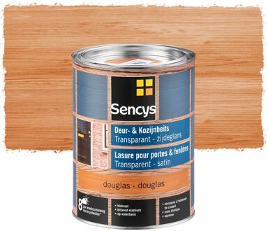 Sencys Beits Ramen En Deuren Semi-transparant Zijdeglans Douglas 2,5l