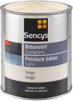 Sencys Betonverf Zijdeglans Beige 750ml