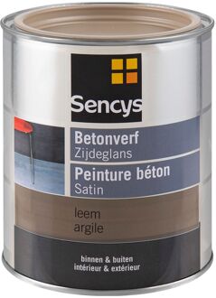 Sencys Betonverf Zijdeglans Leem 750ml