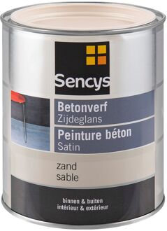 Sencys Betonverf Zijdeglans Zand 750ml