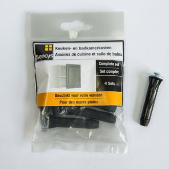 Sencys Bevestigingskit Voor Keuken En Badkamer S001 4pcs