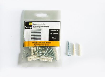 Sencys Bevestigingskit Voor Raamdecoratie S005 3st