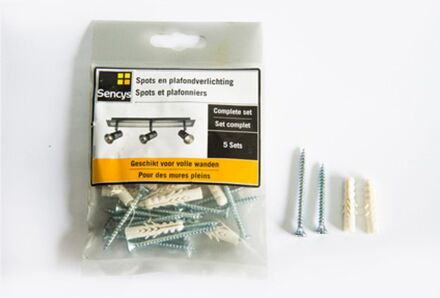 Sencys Bevestigingskit Voor Verlichtingsarmaturen S002 5pcs